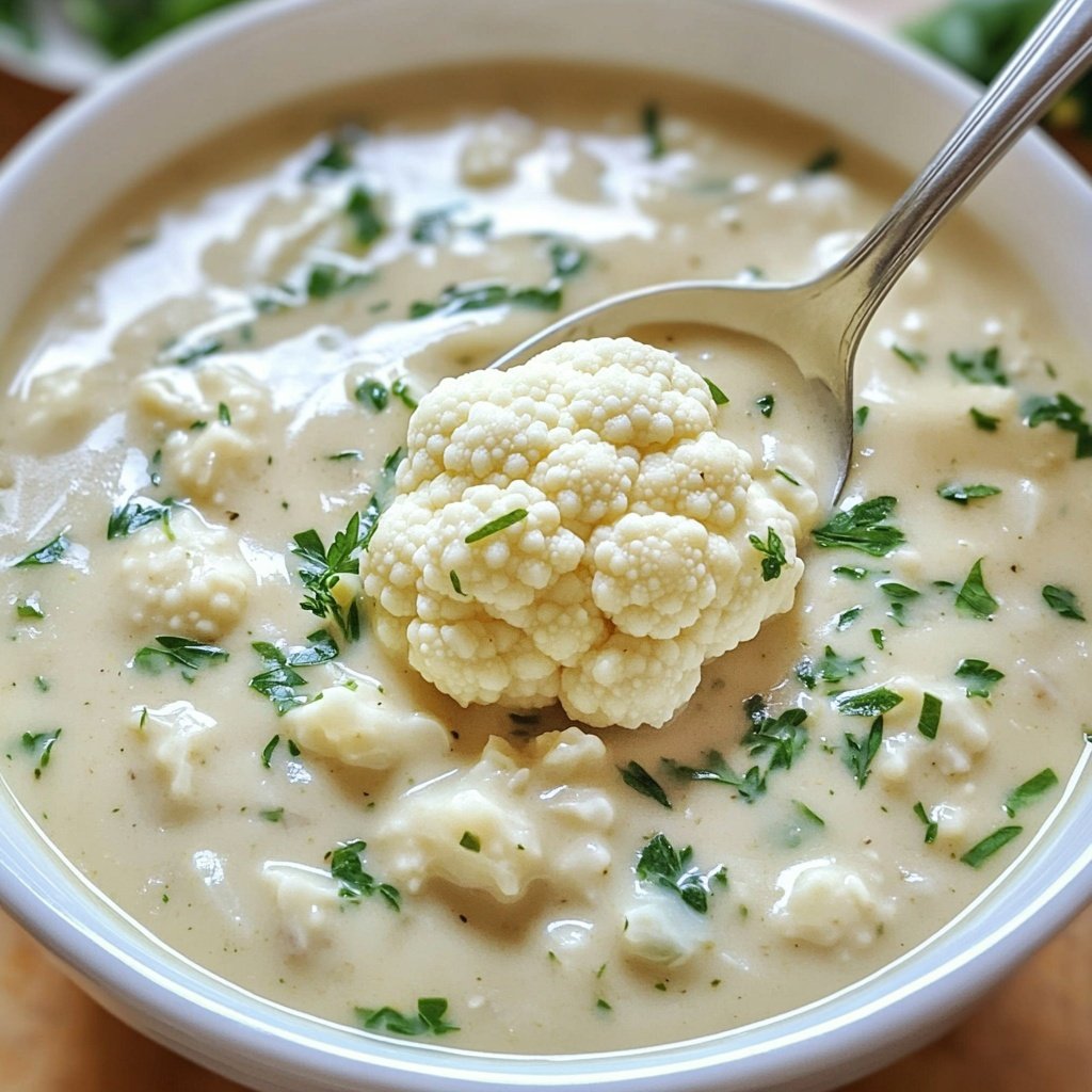 Blumenkohlsuppe leicht