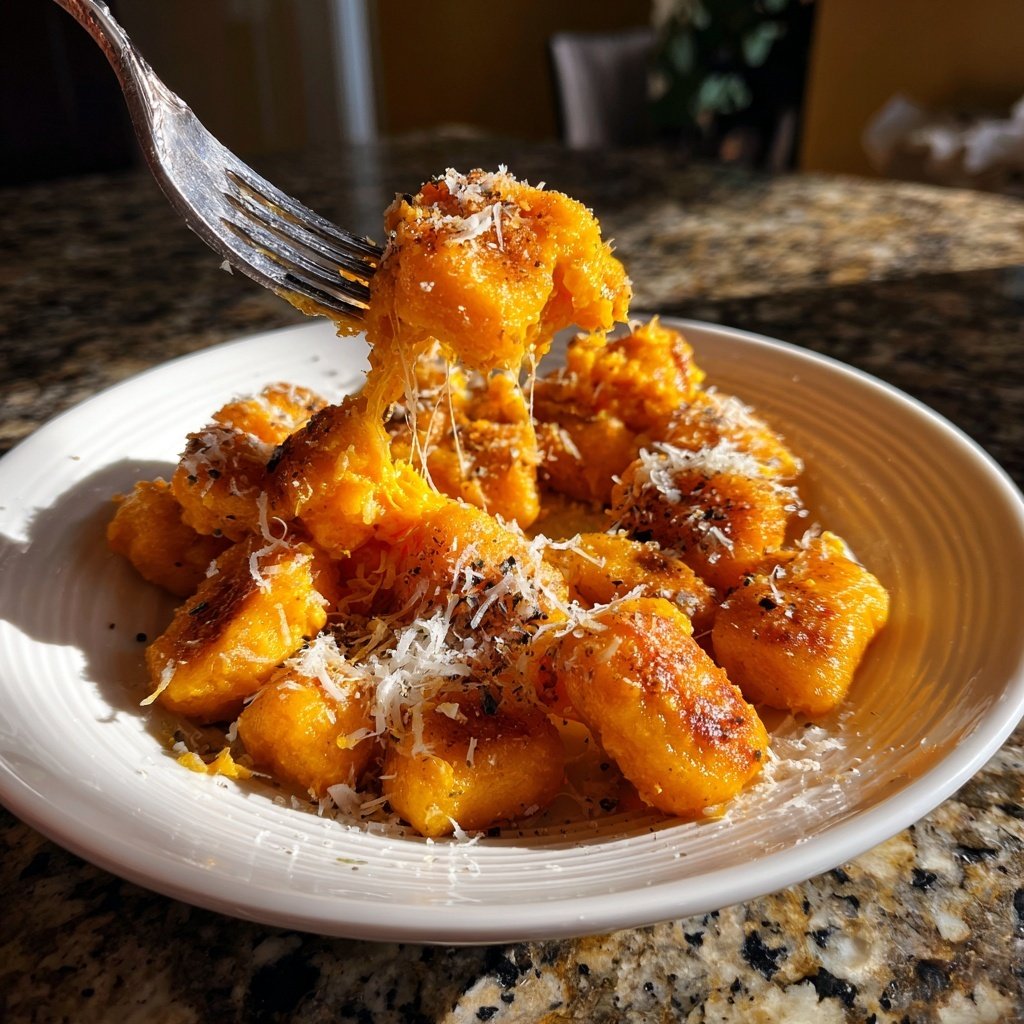 Gnocchi mit Kürbis und Parmesan
