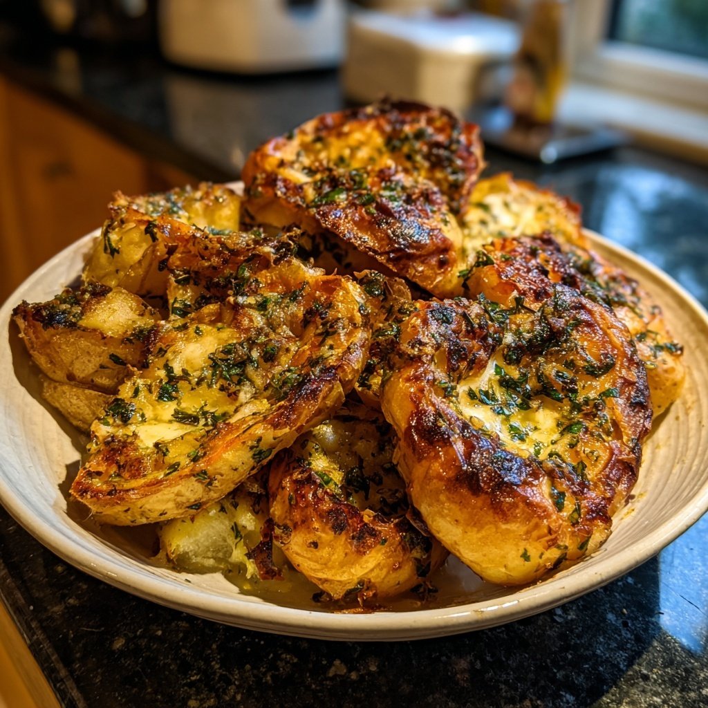 Ofenkartoffeln mit Knoblauch