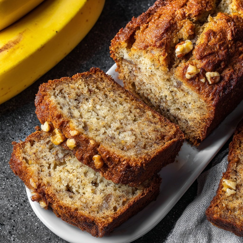 Bananenbrot mit Dinkelmehl