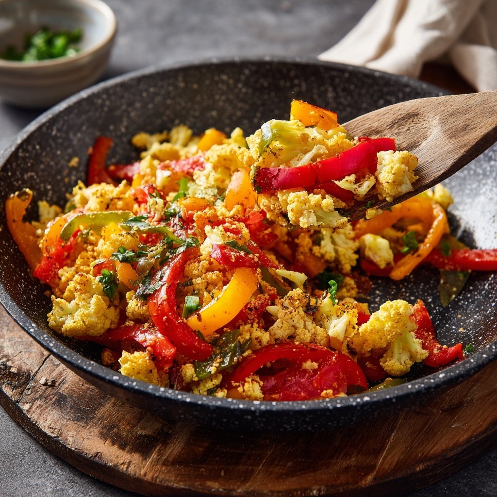 Blumenkohl Reis Pfanne