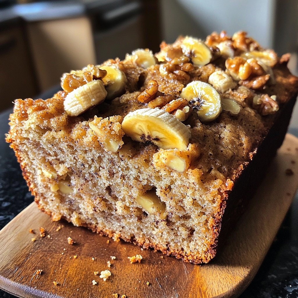Einfaches Bananenbrot