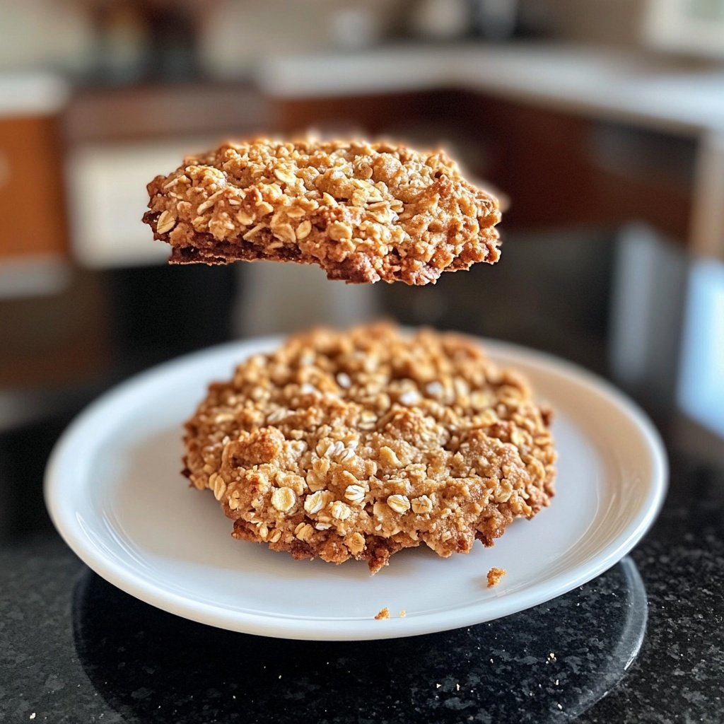 Knusprige Haferflocken Kekse – gesund & ohne Zucker