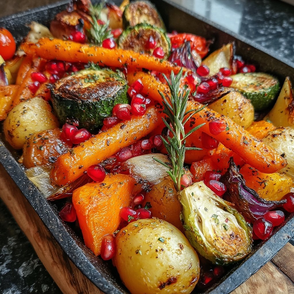 Ofengemüse mit Granatapfel