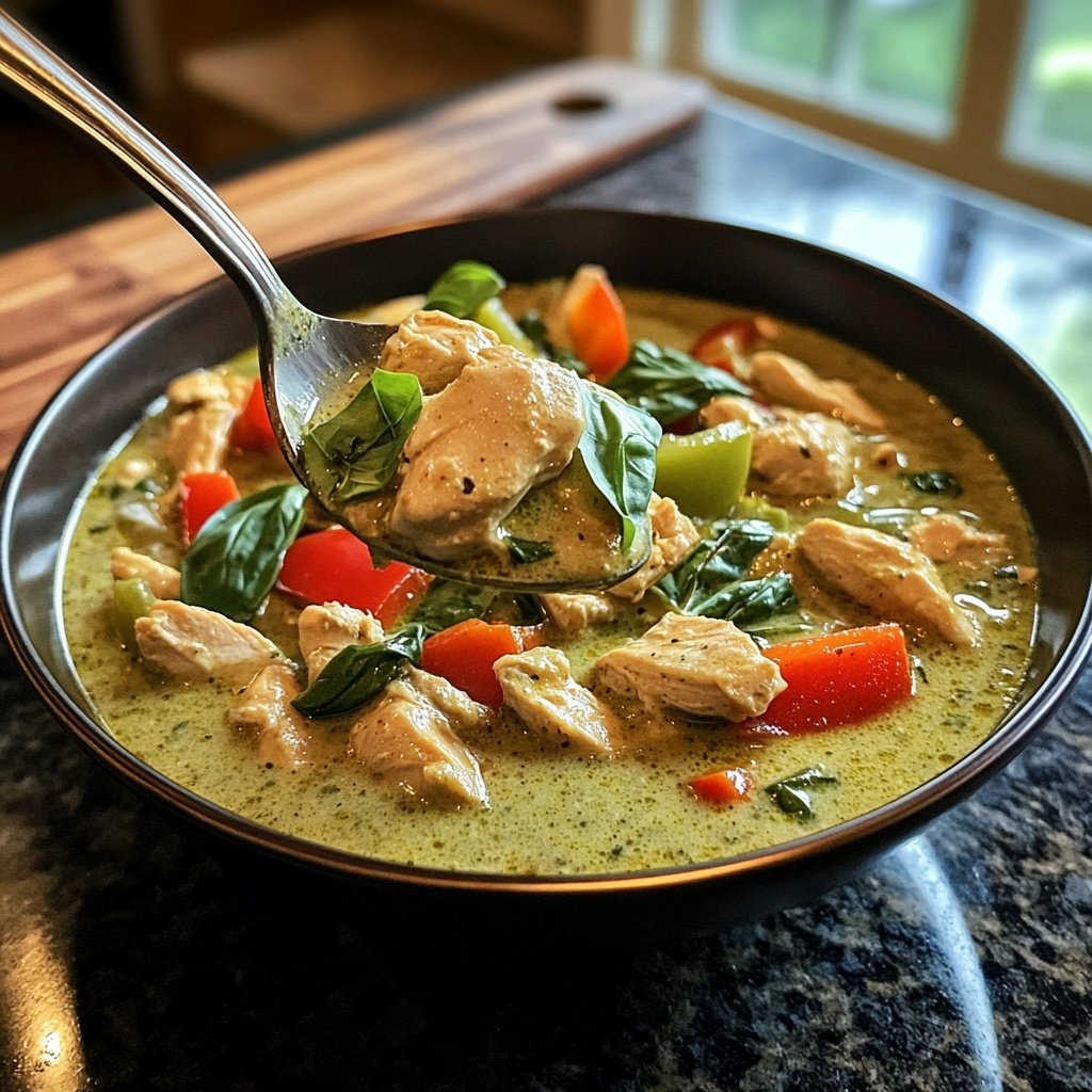 Thai Grünes Curry mit Huhn