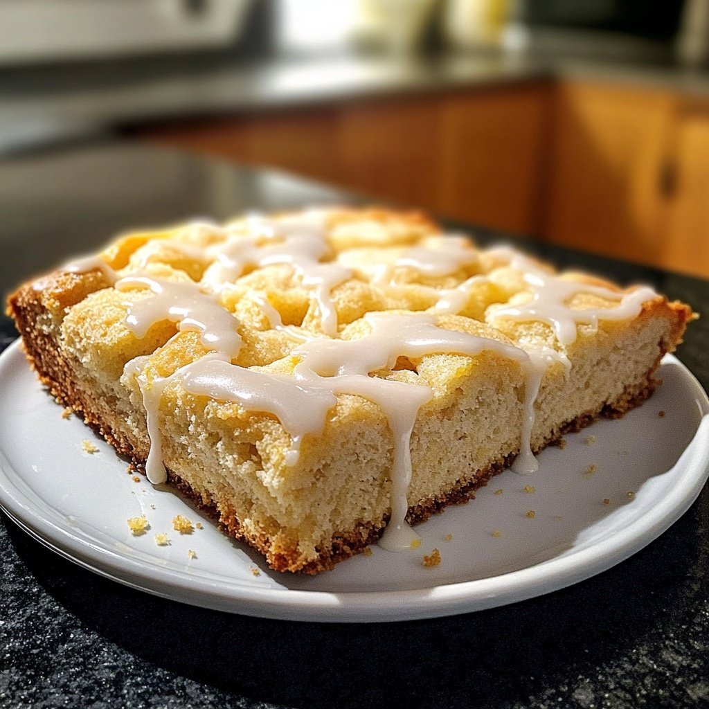 Zitronenkuchen mit Grieß