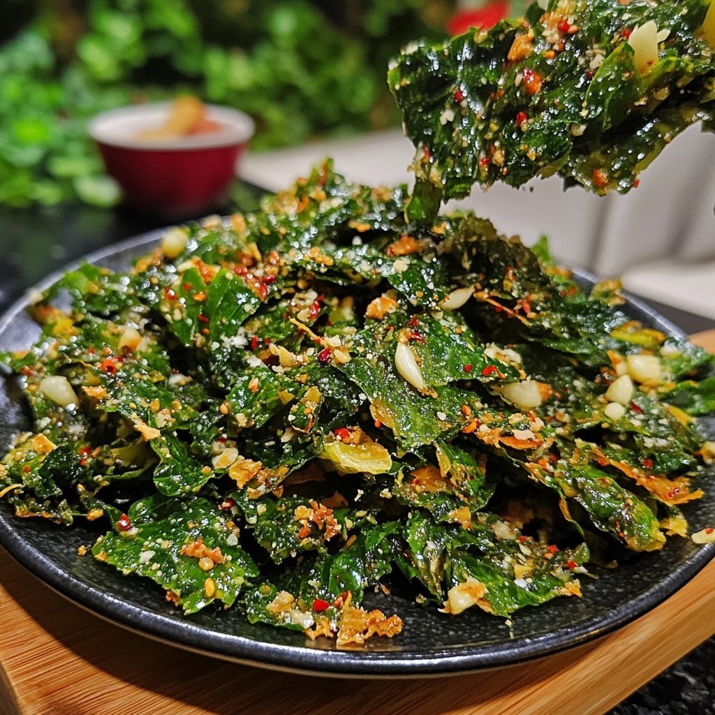 Gebratener Grünkohl