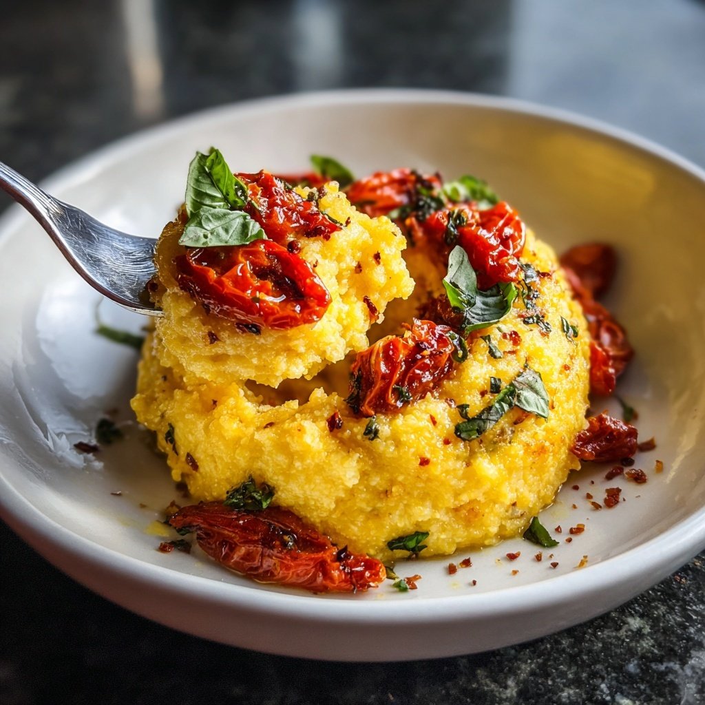 Polenta mit Ofentomaten